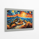 La Muralla China al estilo Vicent Van Gogh - Mavel Per | Cuadro decorativo de Canvas Lab