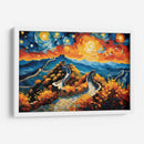 La Muralla China al estilo Vicent Van Gogh - Mavel Per | Cuadro decorativo de Canvas Lab