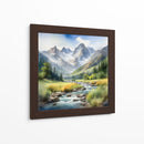 Paisaje Montañoso en acuarela - Mavel Per - Mavel Per | Cuadro decorativo de Canvas Lab