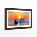 Pirámides Egipto al estilo Monet - Mavel Per | Cuadro decorativo de Canvas Lab