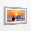 Pirámides Egipto al estilo Monet - Mavel Per | Cuadro decorativo de Canvas Lab