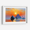 Pirámides Egipto al estilo Monet - Mavel Per | Cuadro decorativo de Canvas Lab
