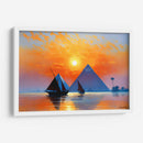 Pirámides Egipto al estilo Monet - Mavel Per | Cuadro decorativo de Canvas Lab