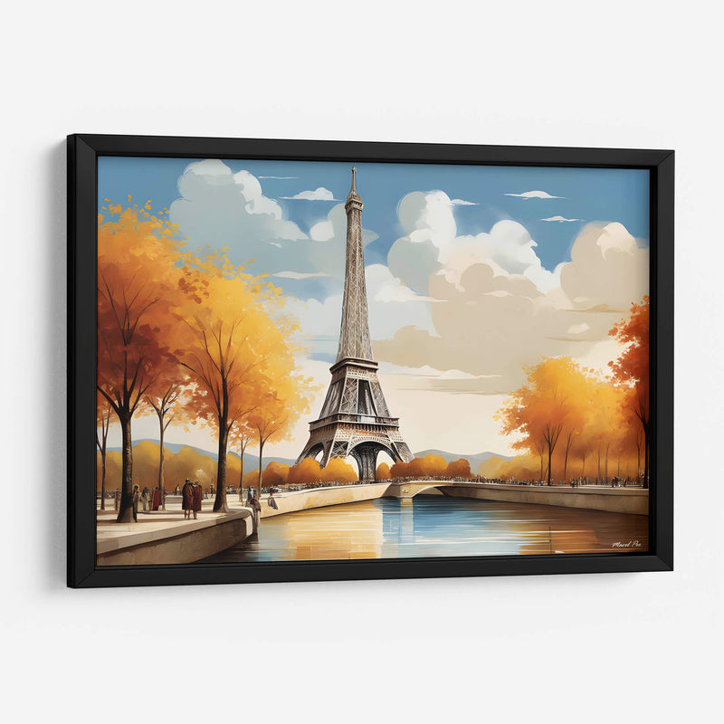 La Torre Eiffel al estilo Monet - Mavel Per | Cuadro decorativo de Canvas Lab