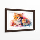 Familia Felina - Dominico Zafri | Cuadro decorativo de Canvas Lab