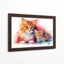 Familia Felina - Dominico Zafri | Cuadro decorativo de Canvas Lab
