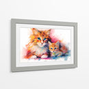 Familia Felina - Dominico Zafri | Cuadro decorativo de Canvas Lab