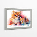 Familia Felina - Dominico Zafri | Cuadro decorativo de Canvas Lab