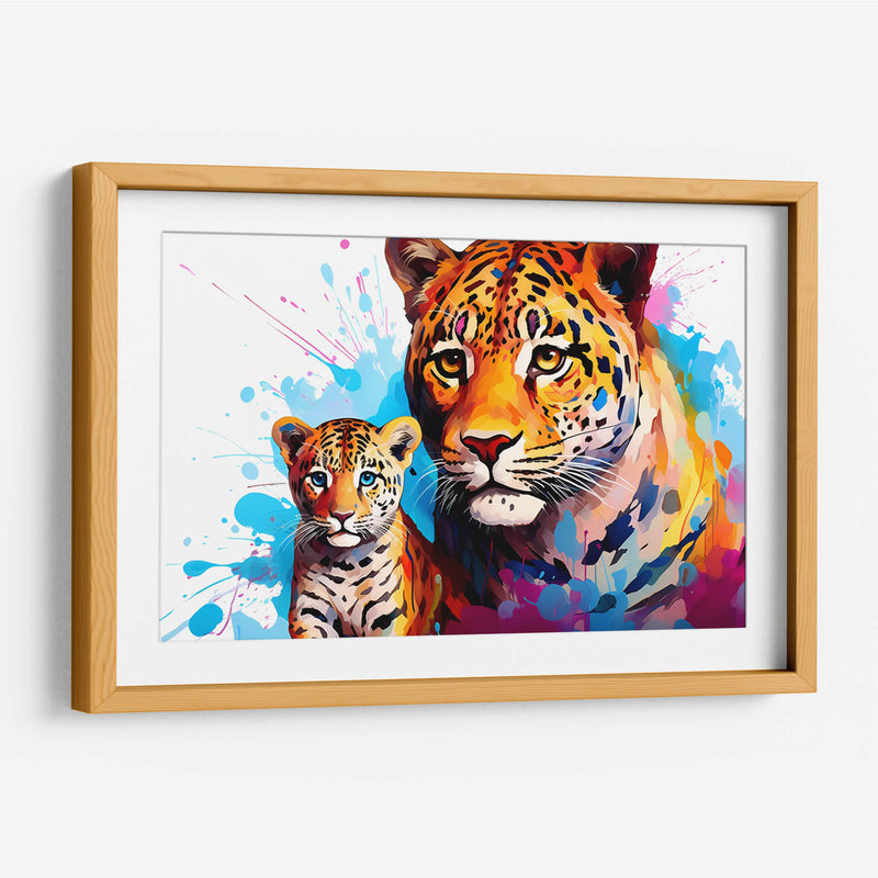 Familia Jaguar - Dominico Zafri | Cuadro decorativo de Canvas Lab