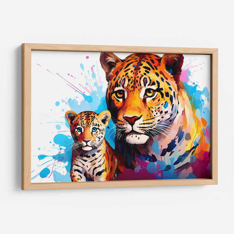 Familia Jaguar - Dominico Zafri | Cuadro decorativo de Canvas Lab