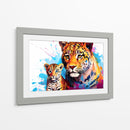 Familia Jaguar - Dominico Zafri | Cuadro decorativo de Canvas Lab