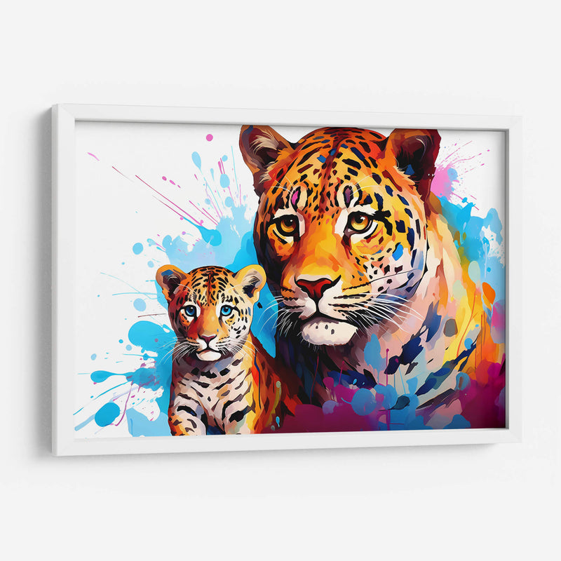 Familia Jaguar - Dominico Zafri | Cuadro decorativo de Canvas Lab