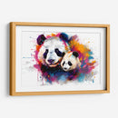 Familia Panda - Dominico Zafri | Cuadro decorativo de Canvas Lab