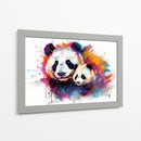 Familia Panda - Dominico Zafri | Cuadro decorativo de Canvas Lab