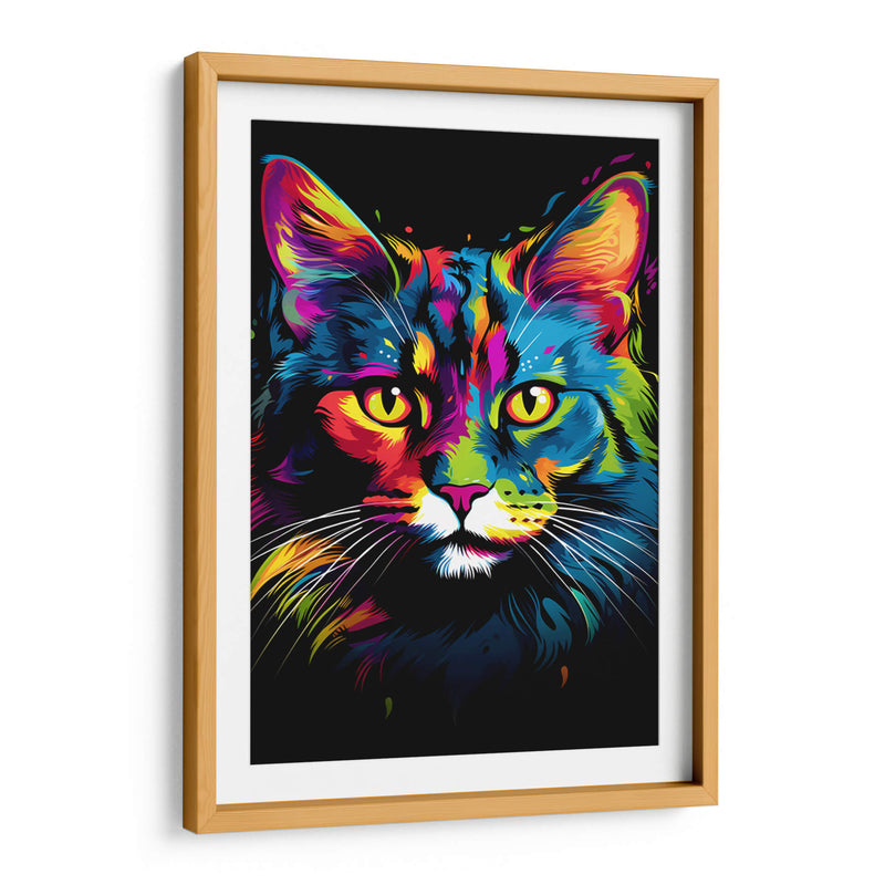 Gato - Dominico Zafri | Cuadro decorativo de Canvas Lab