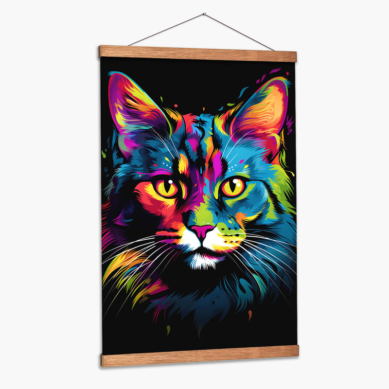 Gato - Dominico Zafri | Cuadro decorativo de Canvas Lab