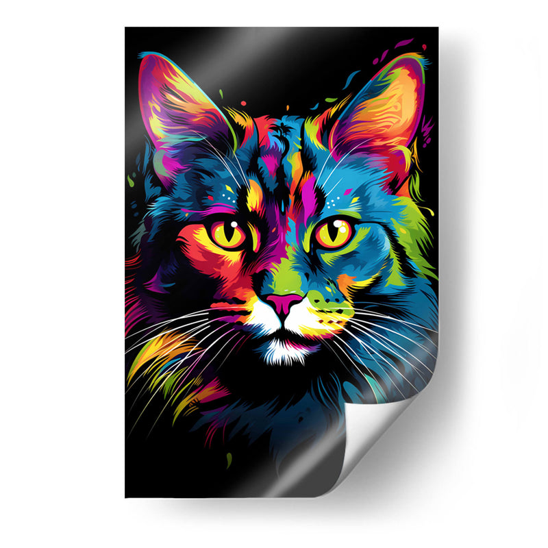 Gato - Dominico Zafri | Cuadro decorativo de Canvas Lab