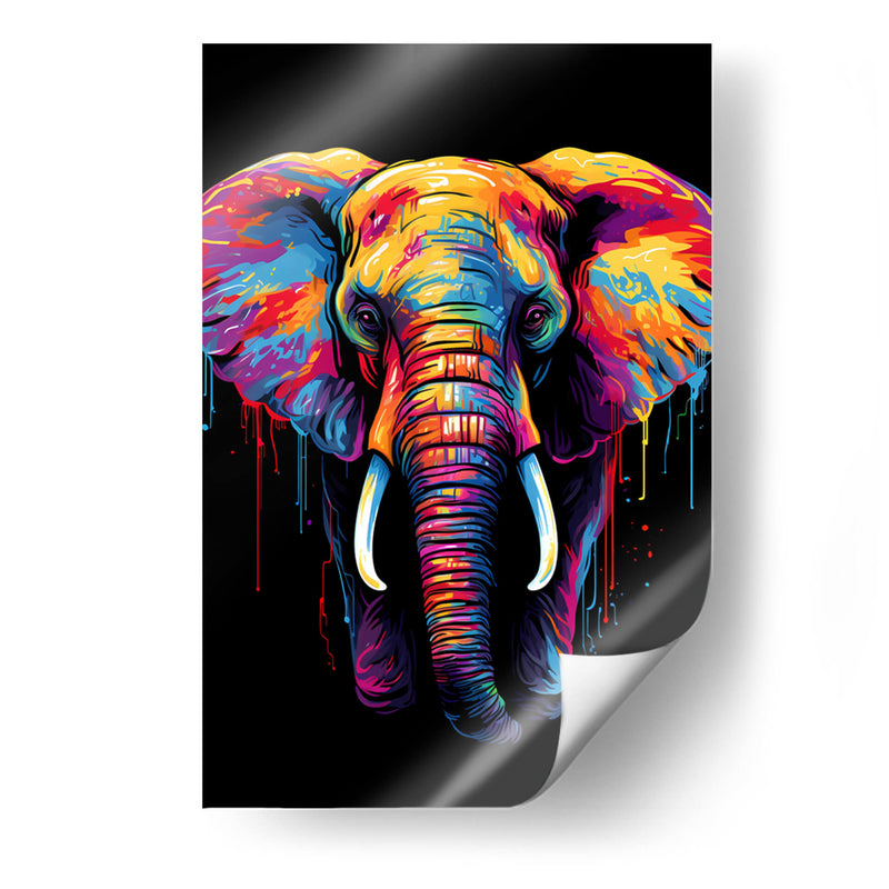 Elefante - Dominico Zafri | Cuadro decorativo de Canvas Lab