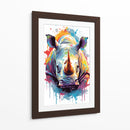 El Rinoceronte - Dominico Zafri | Cuadro decorativo de Canvas Lab