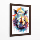 El Rinoceronte - Dominico Zafri | Cuadro decorativo de Canvas Lab