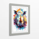 El Rinoceronte - Dominico Zafri | Cuadro decorativo de Canvas Lab