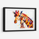 Familia Jirafa - Dominico Zafri | Cuadro decorativo de Canvas Lab