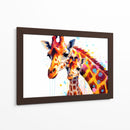 Familia Jirafa - Dominico Zafri | Cuadro decorativo de Canvas Lab