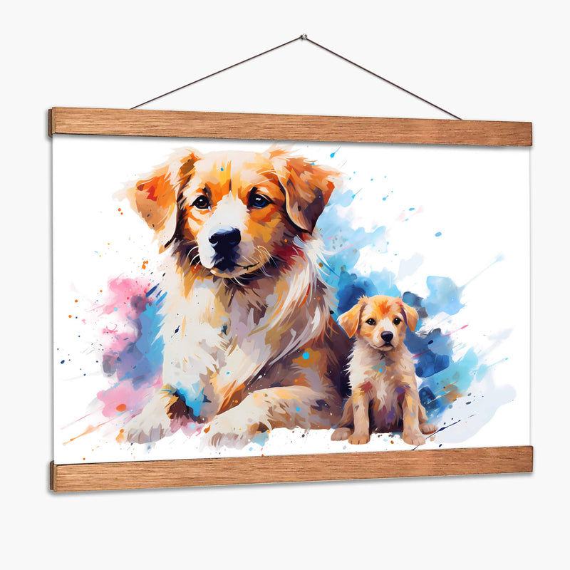 Familia Canina II - Dominico Zafri | Cuadro decorativo de Canvas Lab