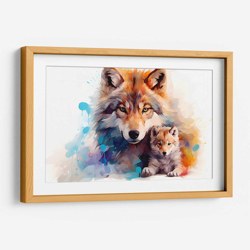 Familia De Lobos - Dominico Zafri | Cuadro decorativo de Canvas Lab