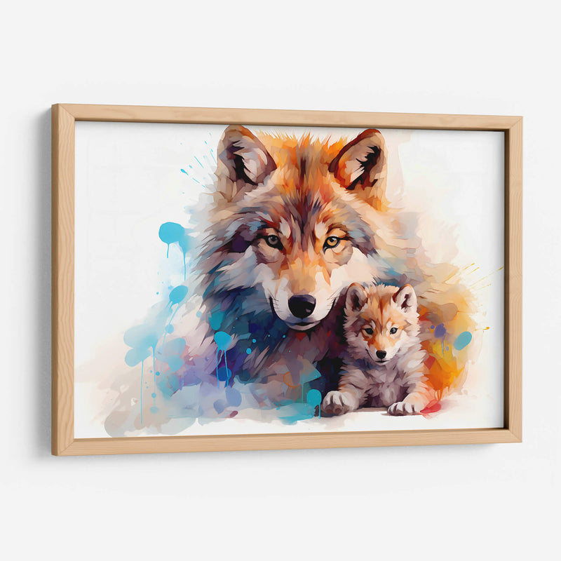 Familia De Lobos - Dominico Zafri | Cuadro decorativo de Canvas Lab