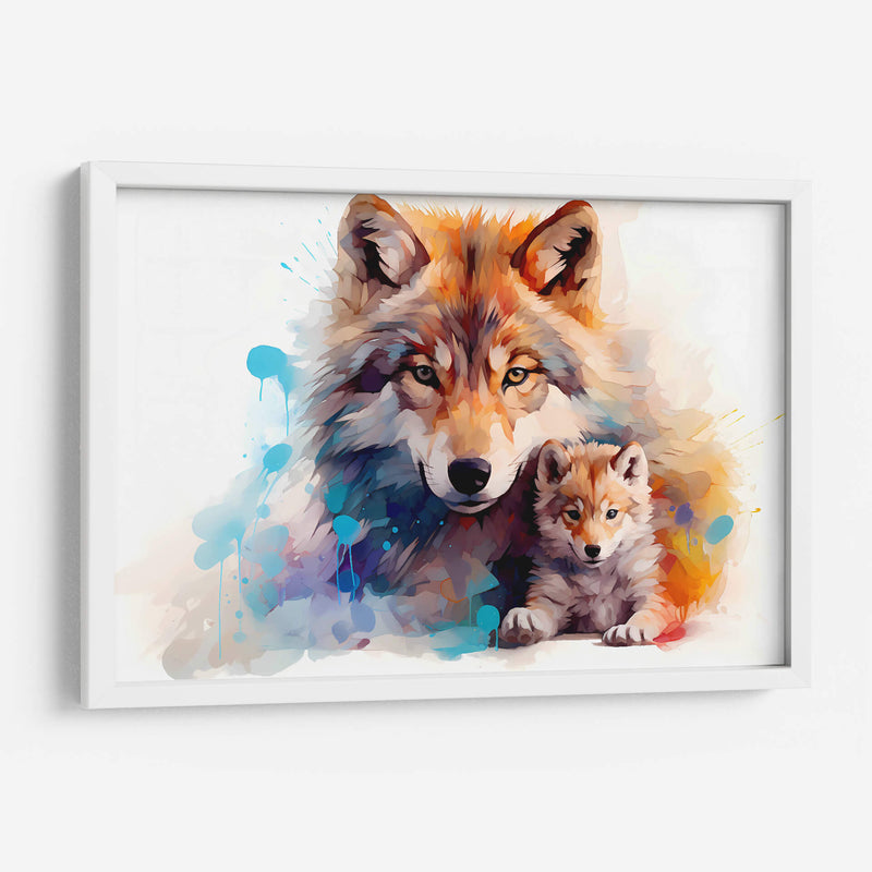 Familia De Lobos - Dominico Zafri | Cuadro decorativo de Canvas Lab