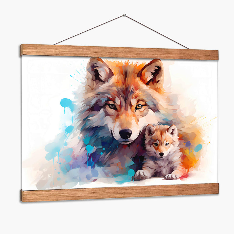 Familia De Lobos - Dominico Zafri | Cuadro decorativo de Canvas Lab