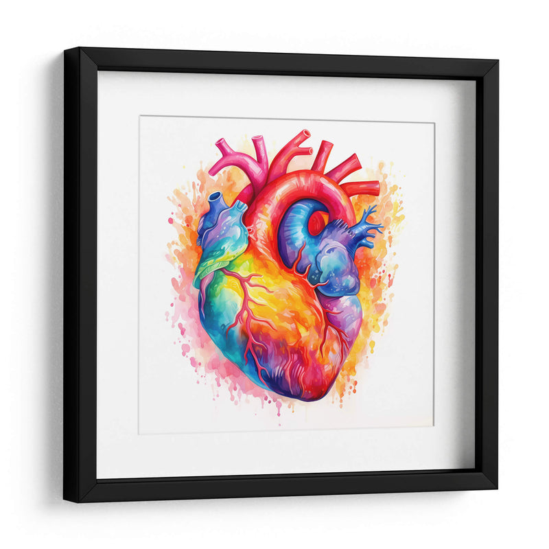 Acuarela Del Corazon - Dominico Zafri | Cuadro decorativo de Canvas Lab