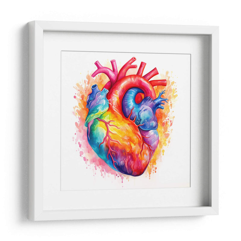 Acuarela Del Corazon - Dominico Zafri | Cuadro decorativo de Canvas Lab