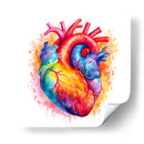 Acuarela Del Corazon - Dominico Zafri | Cuadro decorativo de Canvas Lab