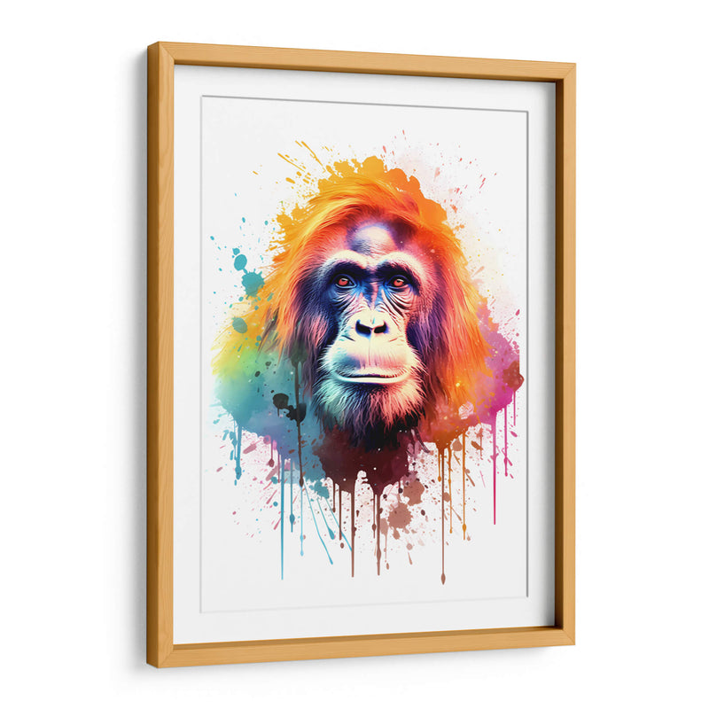 El Orangutan - Dominico Zafri | Cuadro decorativo de Canvas Lab