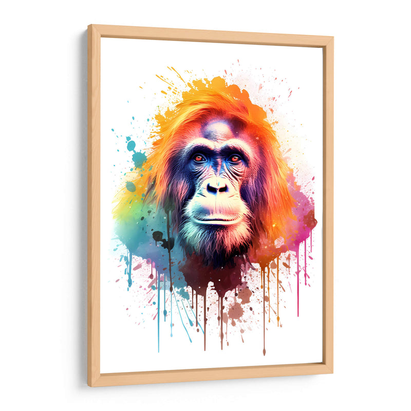 El Orangutan - Dominico Zafri | Cuadro decorativo de Canvas Lab