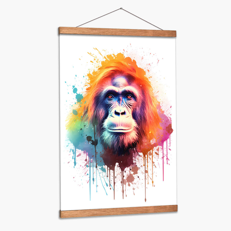 El Orangutan - Dominico Zafri | Cuadro decorativo de Canvas Lab