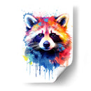 El Mapache - Dominico Zafri | Cuadro decorativo de Canvas Lab