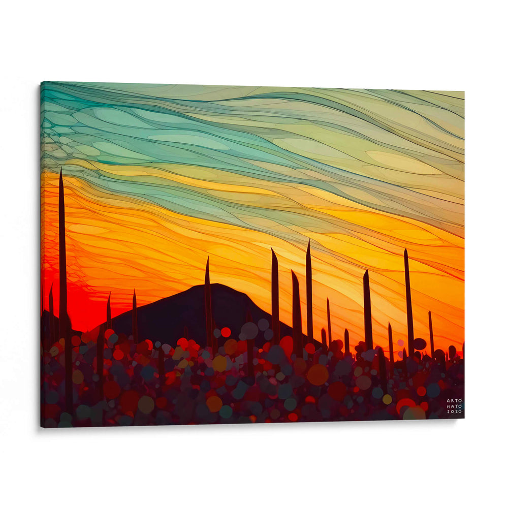 Amanecer desértico - Artomato | Cuadro decorativo de Canvas Lab