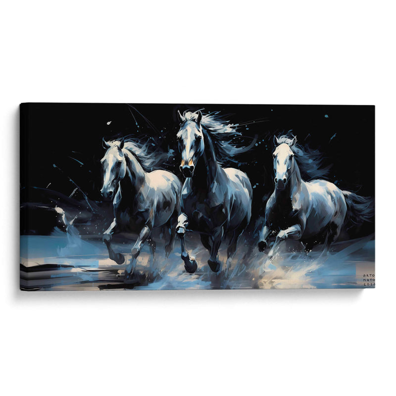 Cabalgata nocturna - Artomato | Cuadro decorativo de Canvas Lab