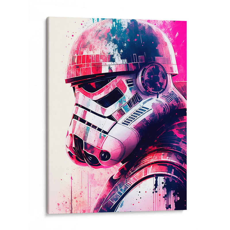 Star Wars - Stormtrooper vibrante  - Paltik Arte Digital | Cuadro decorativo de Canvas Lab
