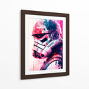 Star Wars - Stormtrooper vibrante  - Paltik Arte Digital | Cuadro decorativo de Canvas Lab
