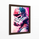 Star Wars - Stormtrooper vibrante  - Paltik Arte Digital | Cuadro decorativo de Canvas Lab