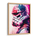 Star Wars - Stormtrooper vibrante  - Paltik Arte Digital | Cuadro decorativo de Canvas Lab