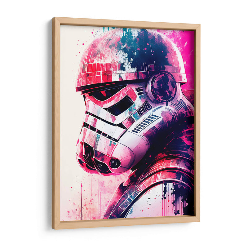 Star Wars - Stormtrooper vibrante  - Paltik Arte Digital | Cuadro decorativo de Canvas Lab