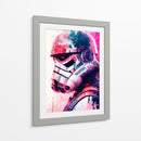 Star Wars - Stormtrooper vibrante  - Paltik Arte Digital | Cuadro decorativo de Canvas Lab