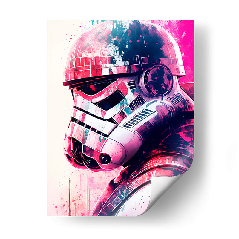Star Wars - Stormtrooper vibrante  - Paltik Arte Digital | Cuadro decorativo de Canvas Lab