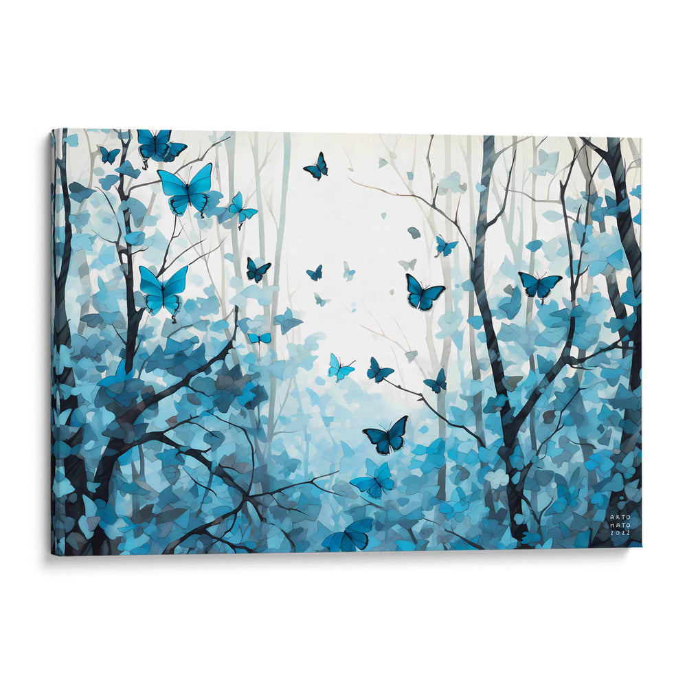 Mariposas azules - Artomato | Cuadro decorativo de Canvas Lab