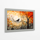 Pájaro en otoño - Artomato | Cuadro decorativo de Canvas Lab